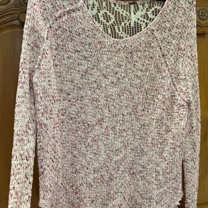 Free People oversize woven top